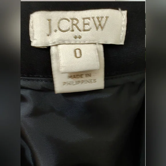 J Crew Black & White Pencil Skirt, 0 - Picture 3 of 3